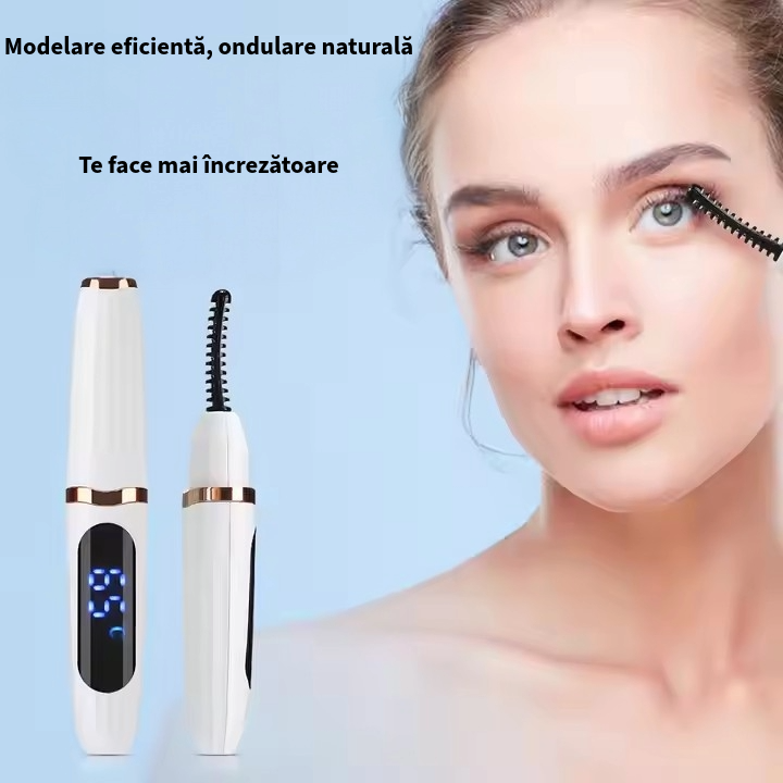 Ondulator delicat cu încălzire pentru gene