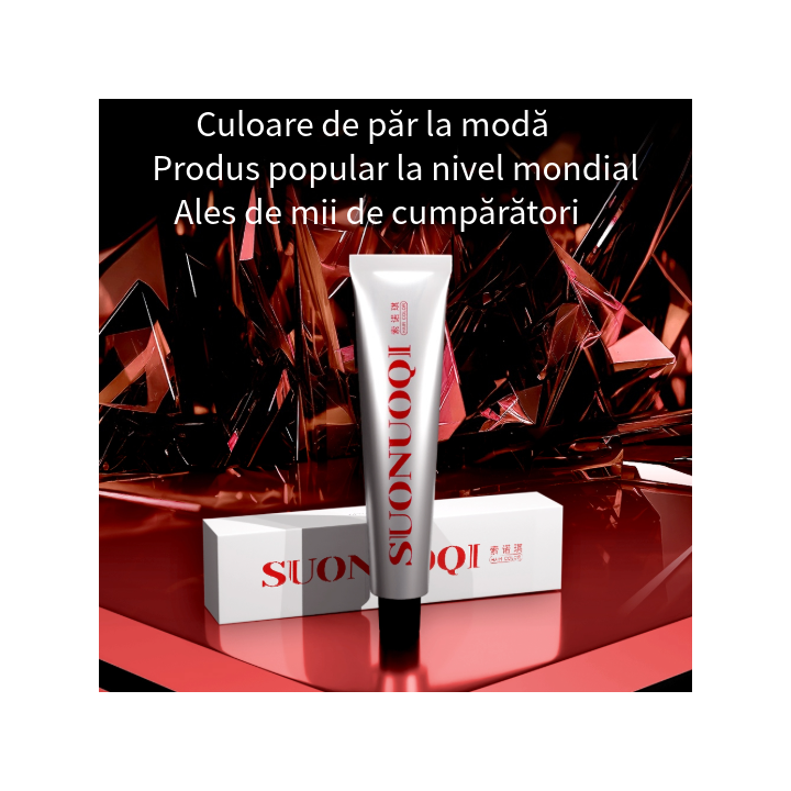 Cremă de Vopsire Păr – Nuanta Fumurie, Fără Deteriorare
